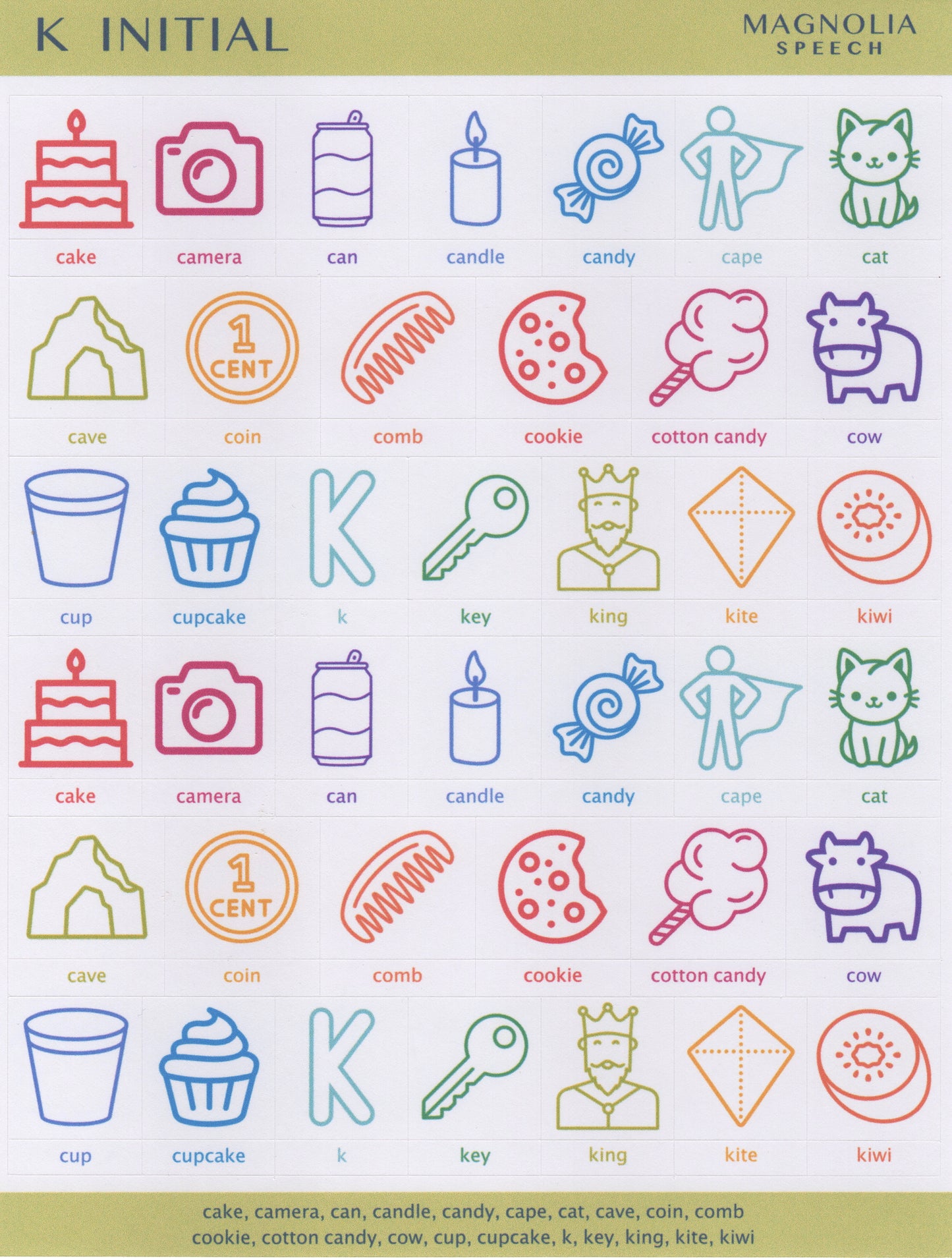 K Initial Bundle: Rainbow