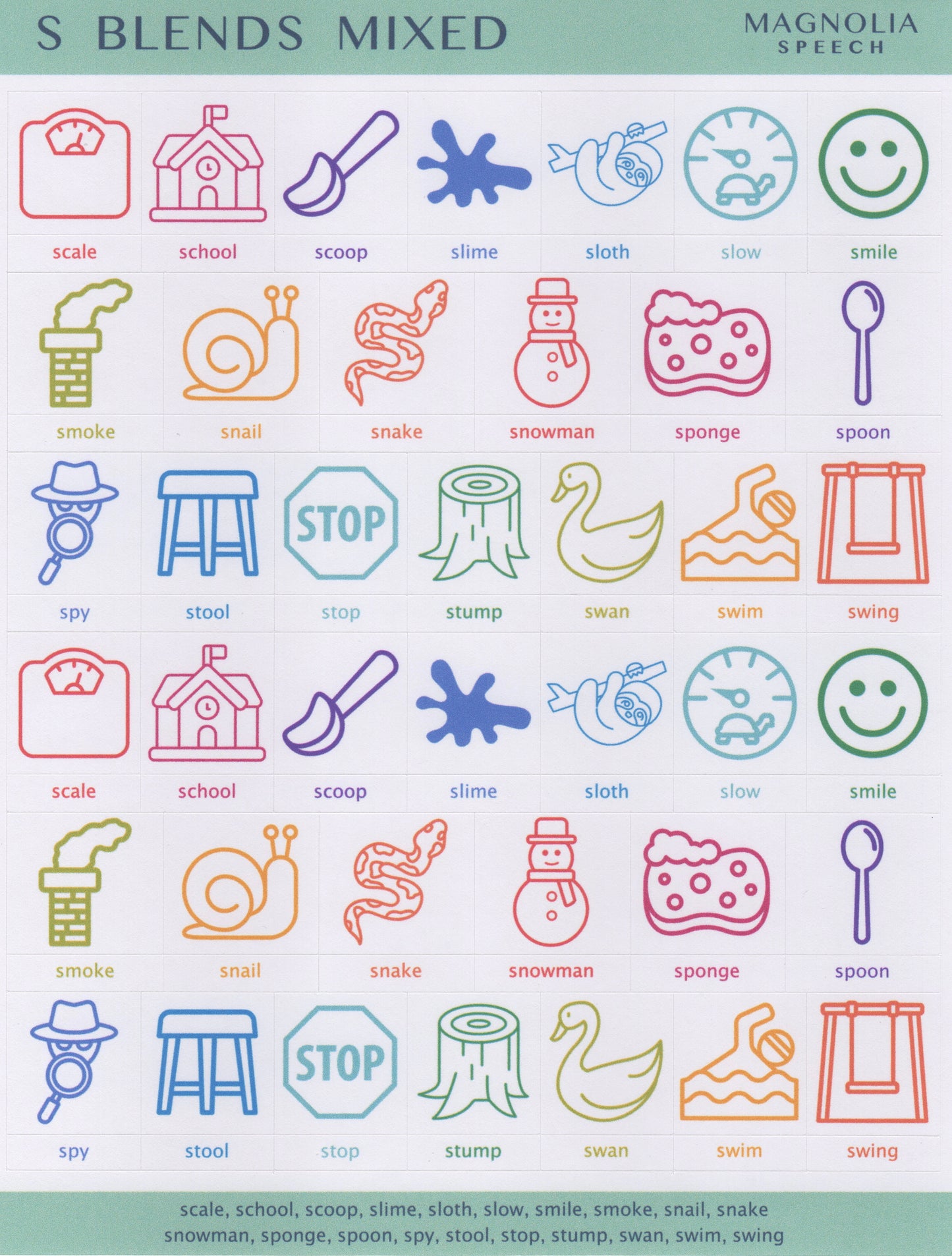 S Blends Mixed Bundle: Rainbow