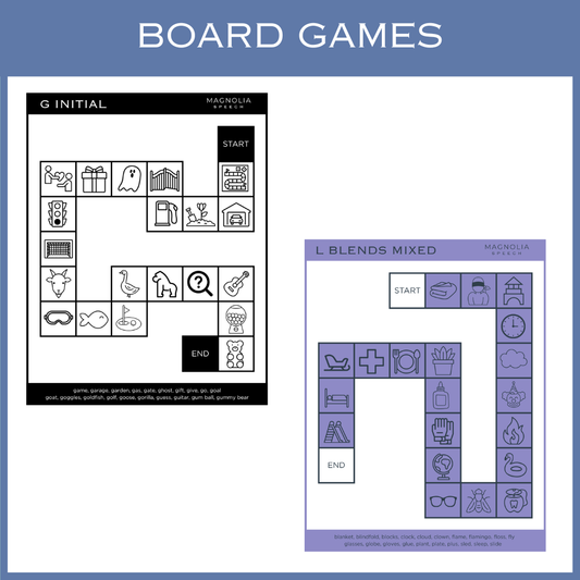 Board Games by Speech Sound