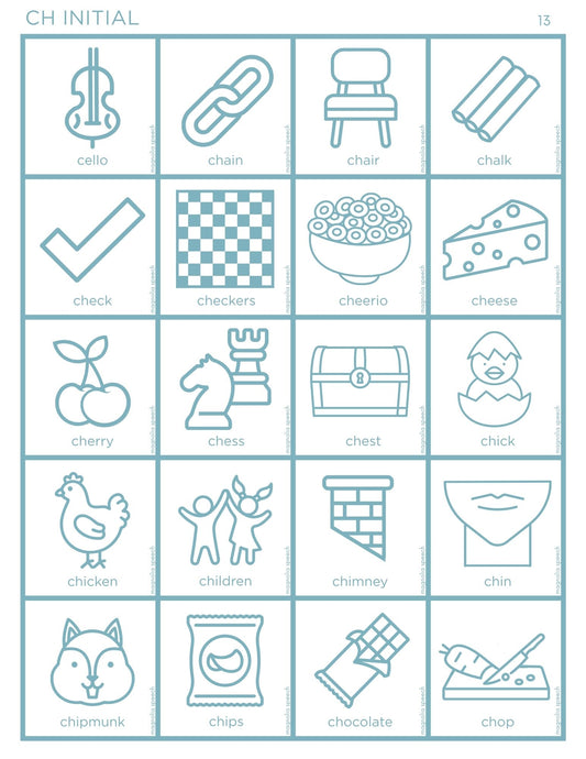 Articulation Cards