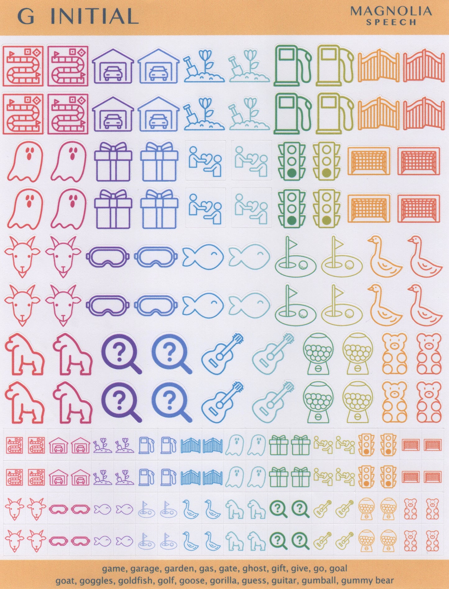 G Initial Bundle: All Sticker Sheets