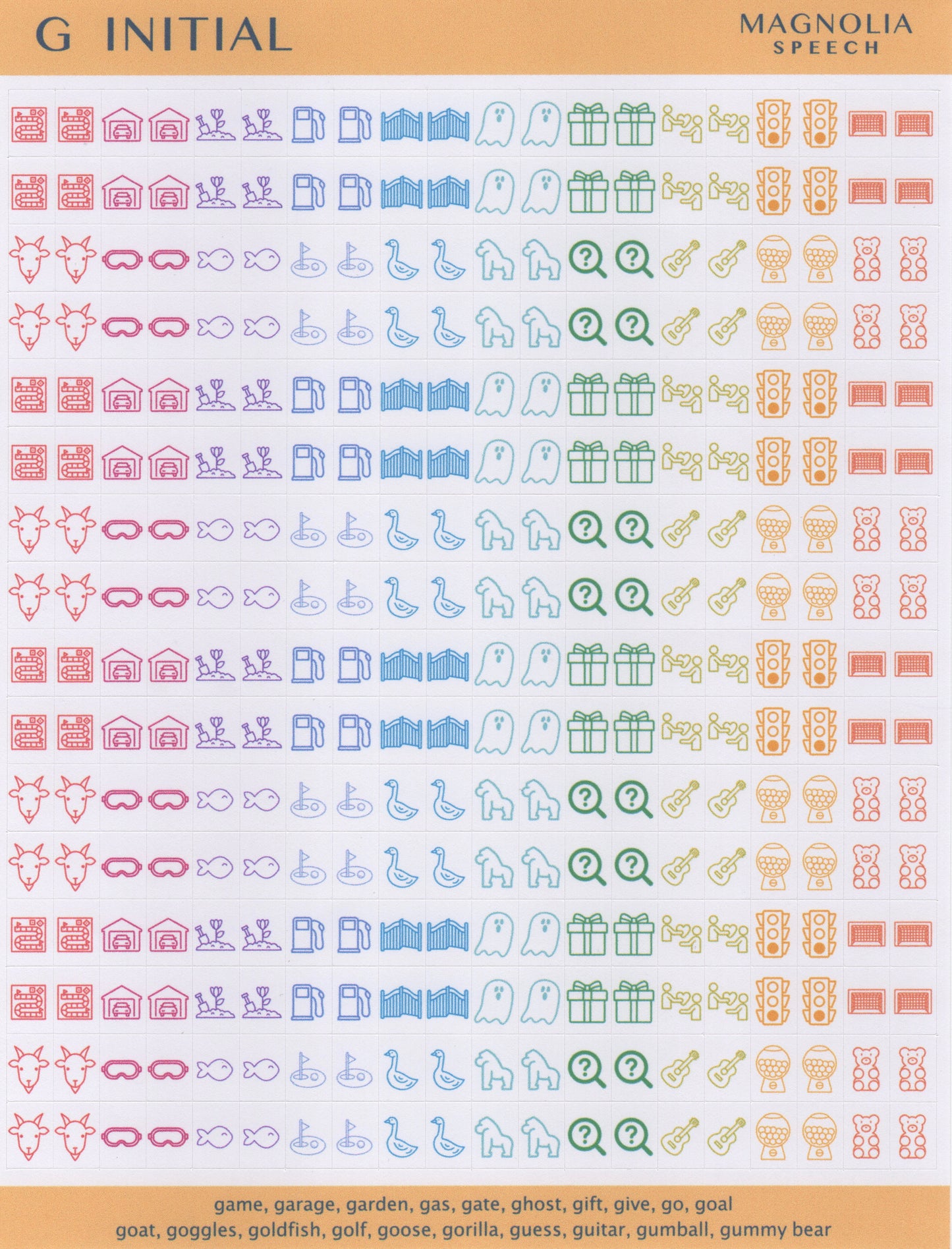 G Initial Bundle: All Sticker Sheets