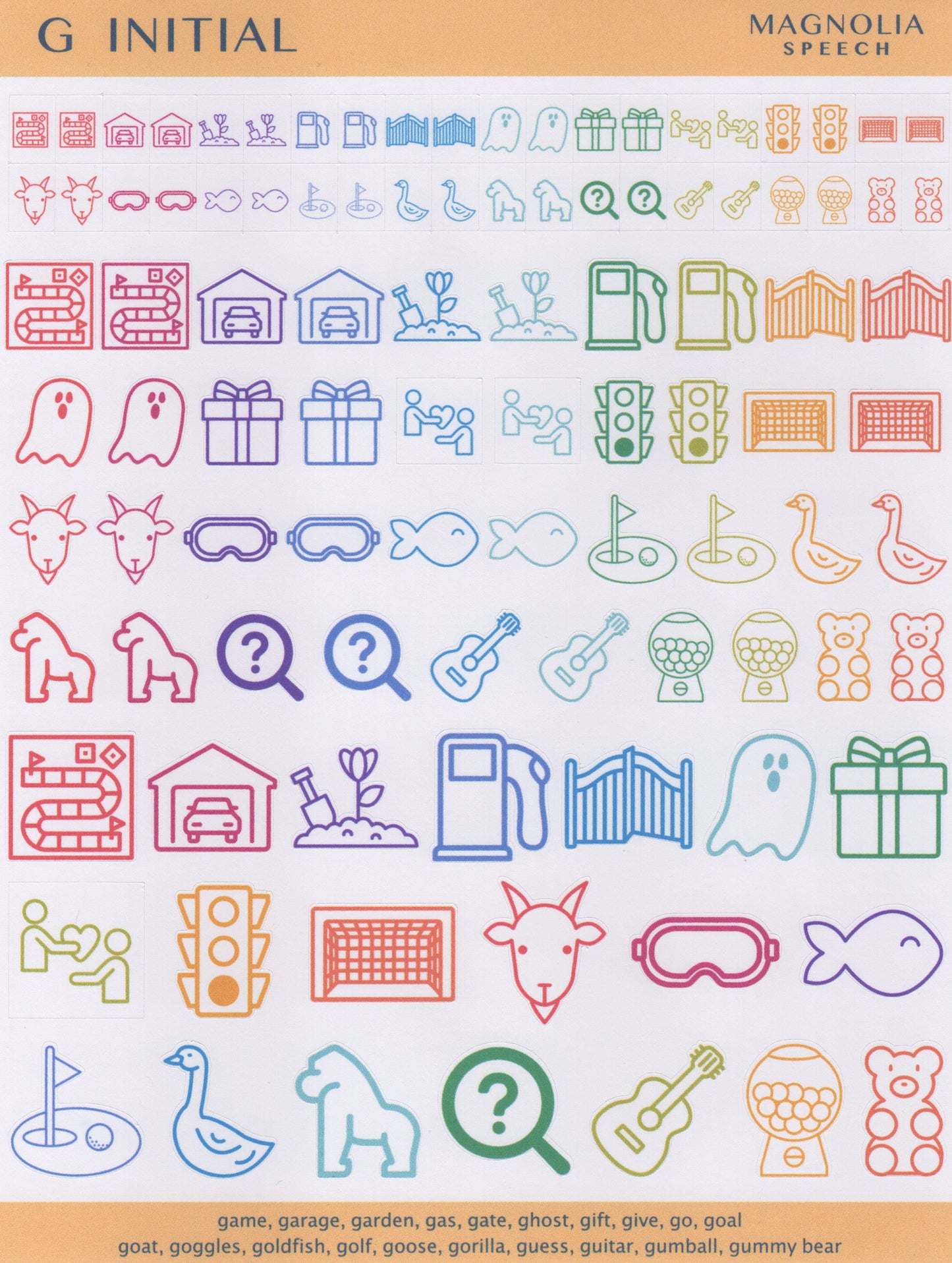 G Initial Bundle: All Sticker Sheets