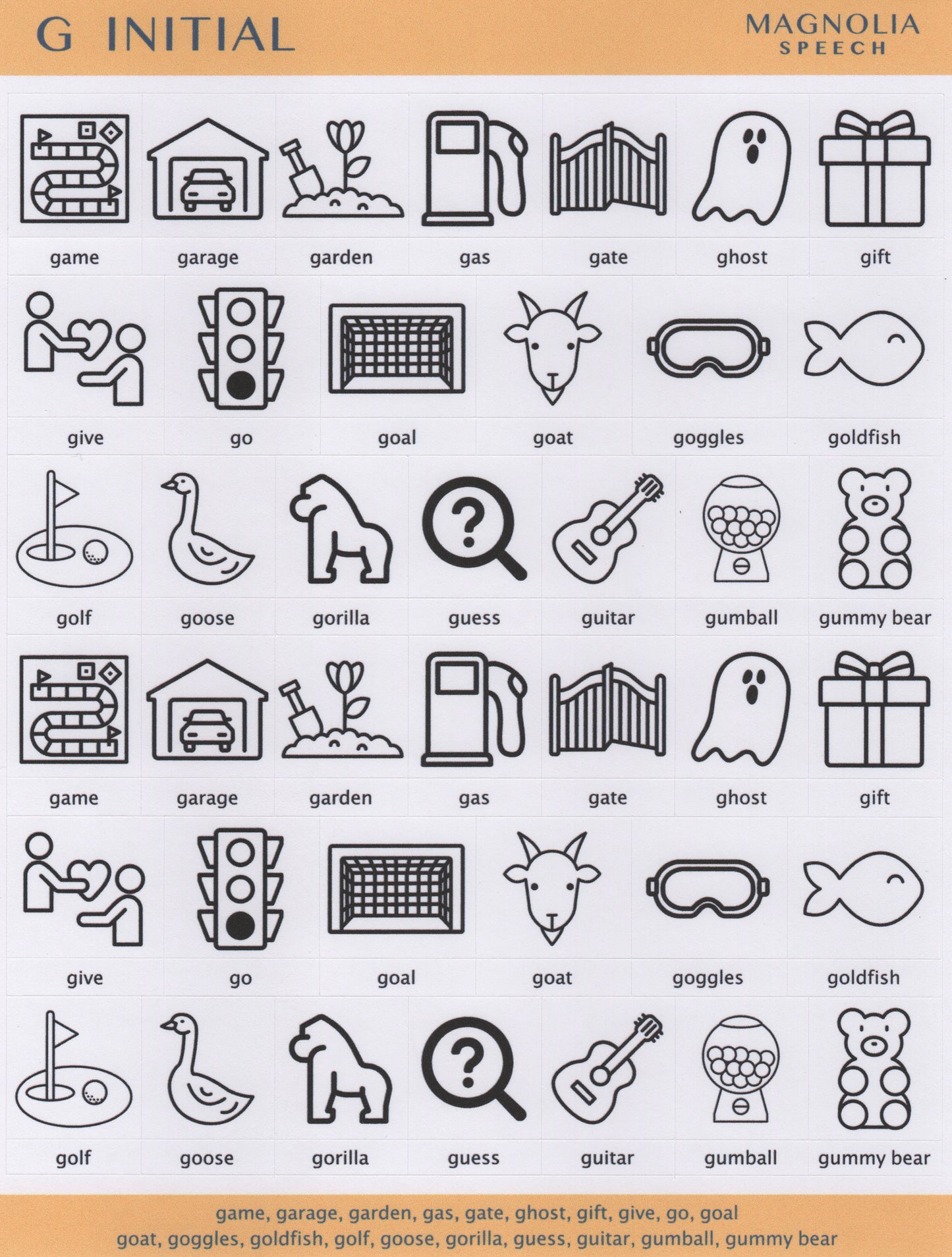 G Initial Bundle: All Sticker Sheets