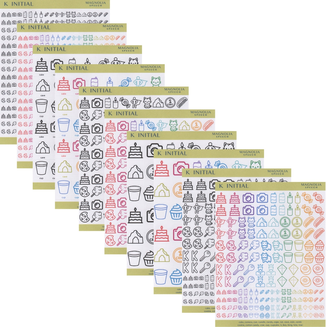 K Initial Bundle: All Sticker Sheets