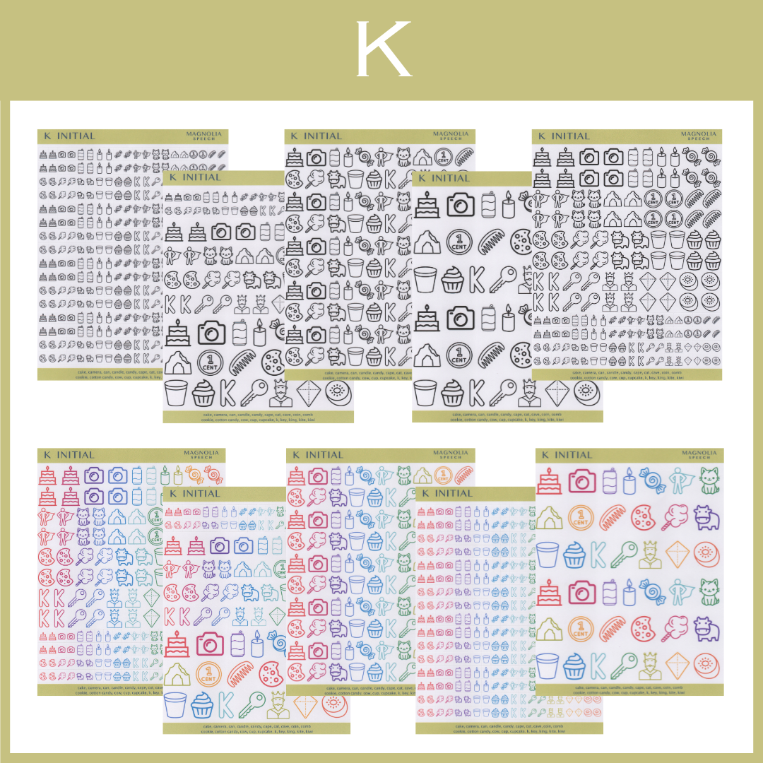 K Initial Bundle: All Sticker Sheets