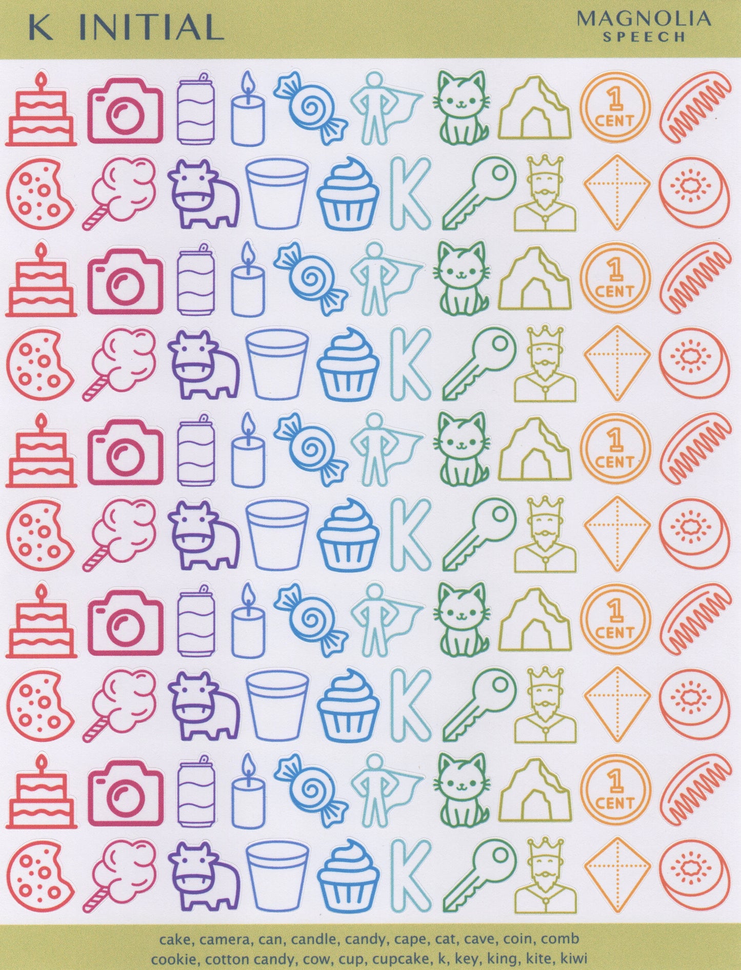 K Initial Bundle: Rainbow