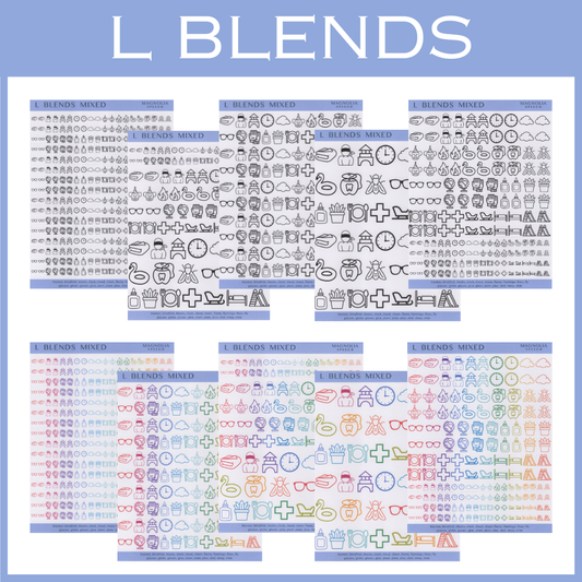 L Blends Mixed Bundle: All Sticker Sheets