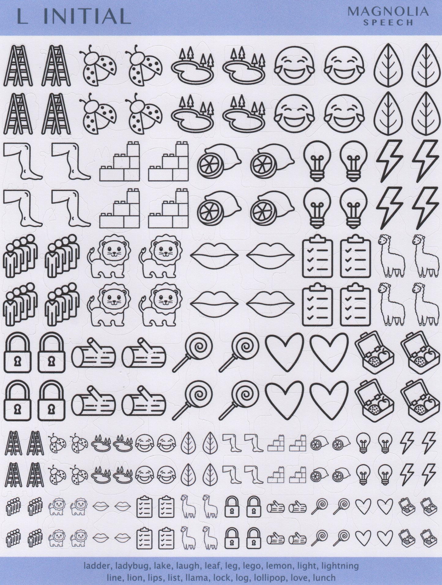 L Initial Bundle: Black & White