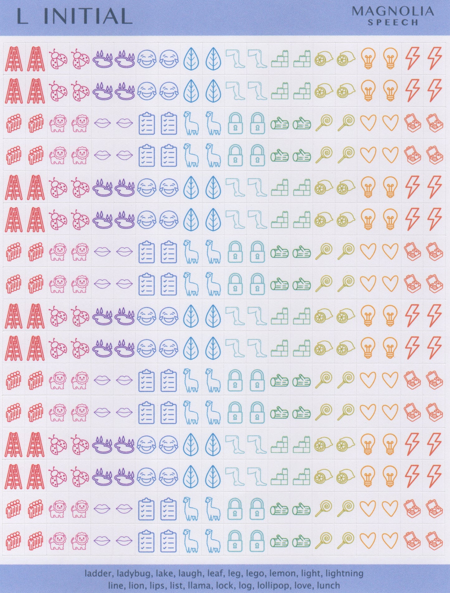 L Initial Bundle: Rainbow