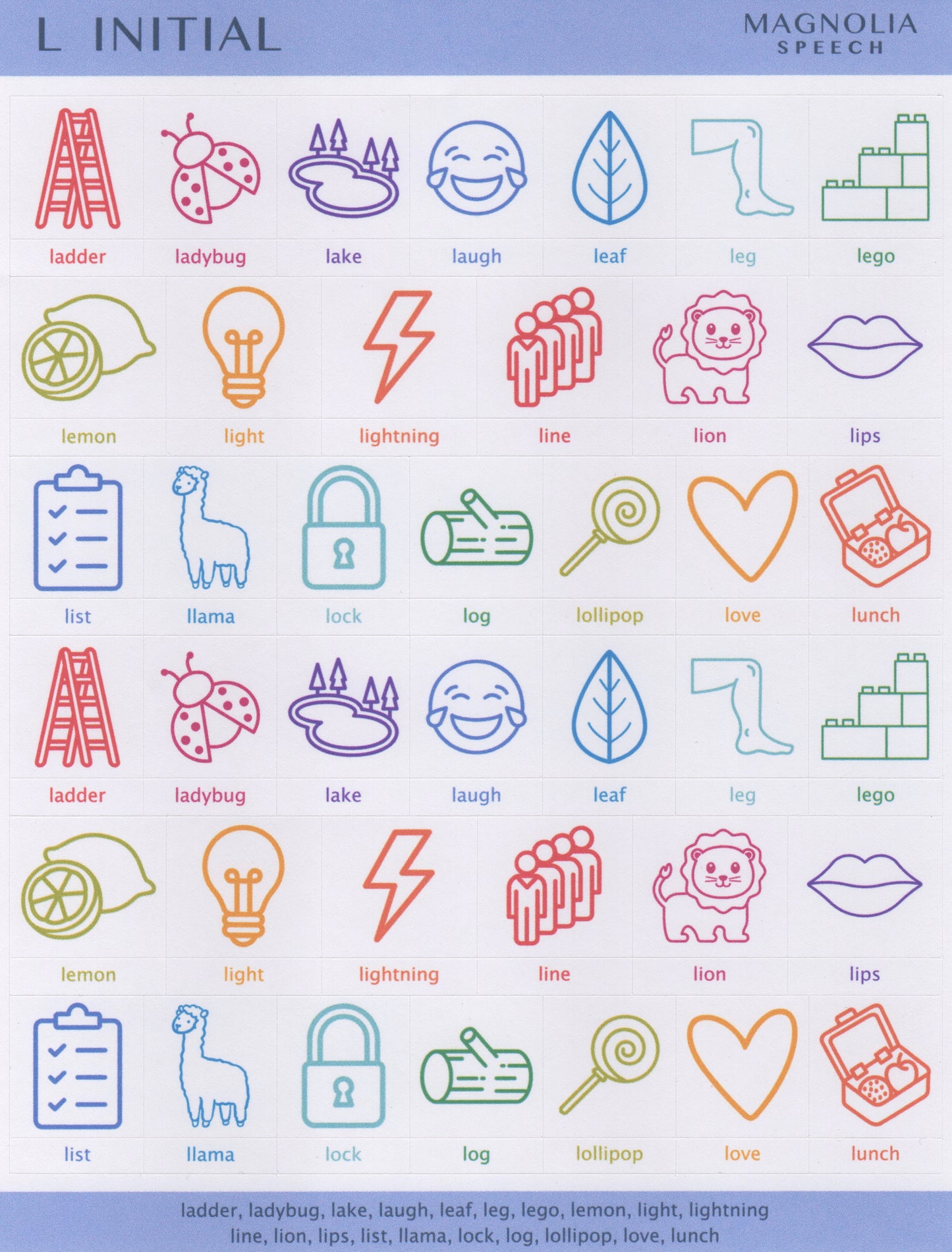 L Initial Bundle: Rainbow