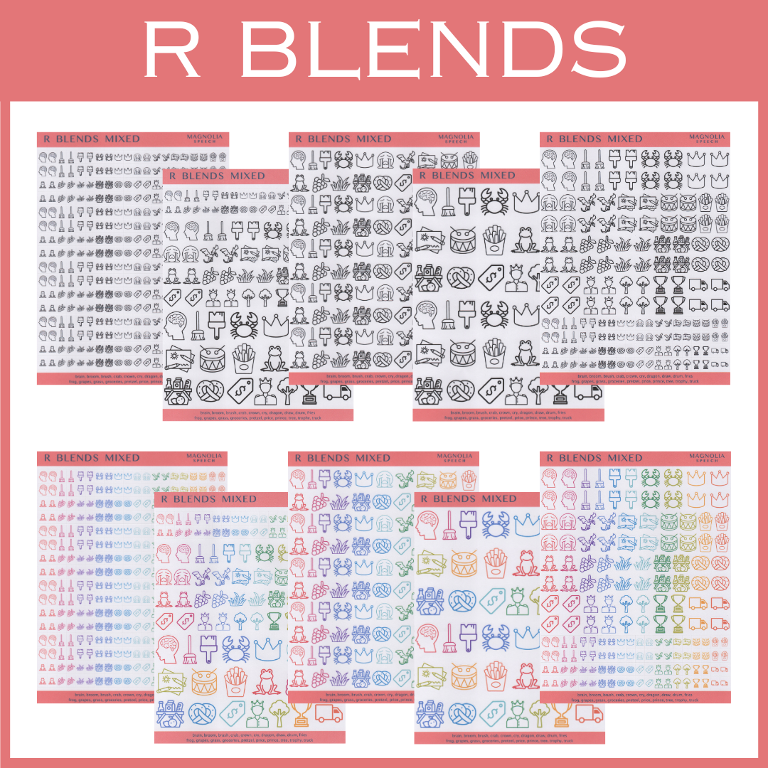 R Blends Mixed Bundle: All Sticker Sheets