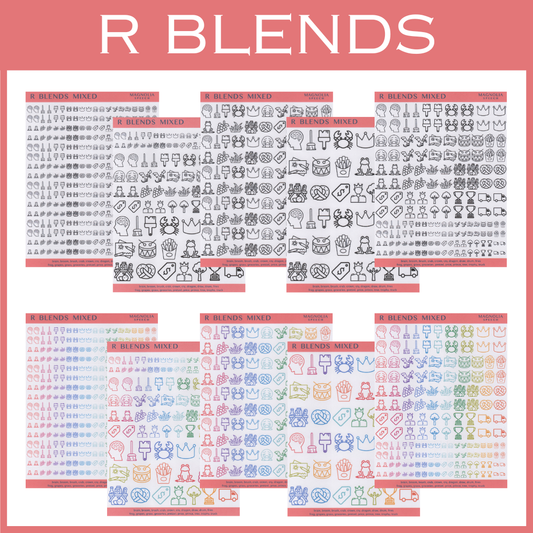R Blends Mixed Bundle: All Sticker Sheets