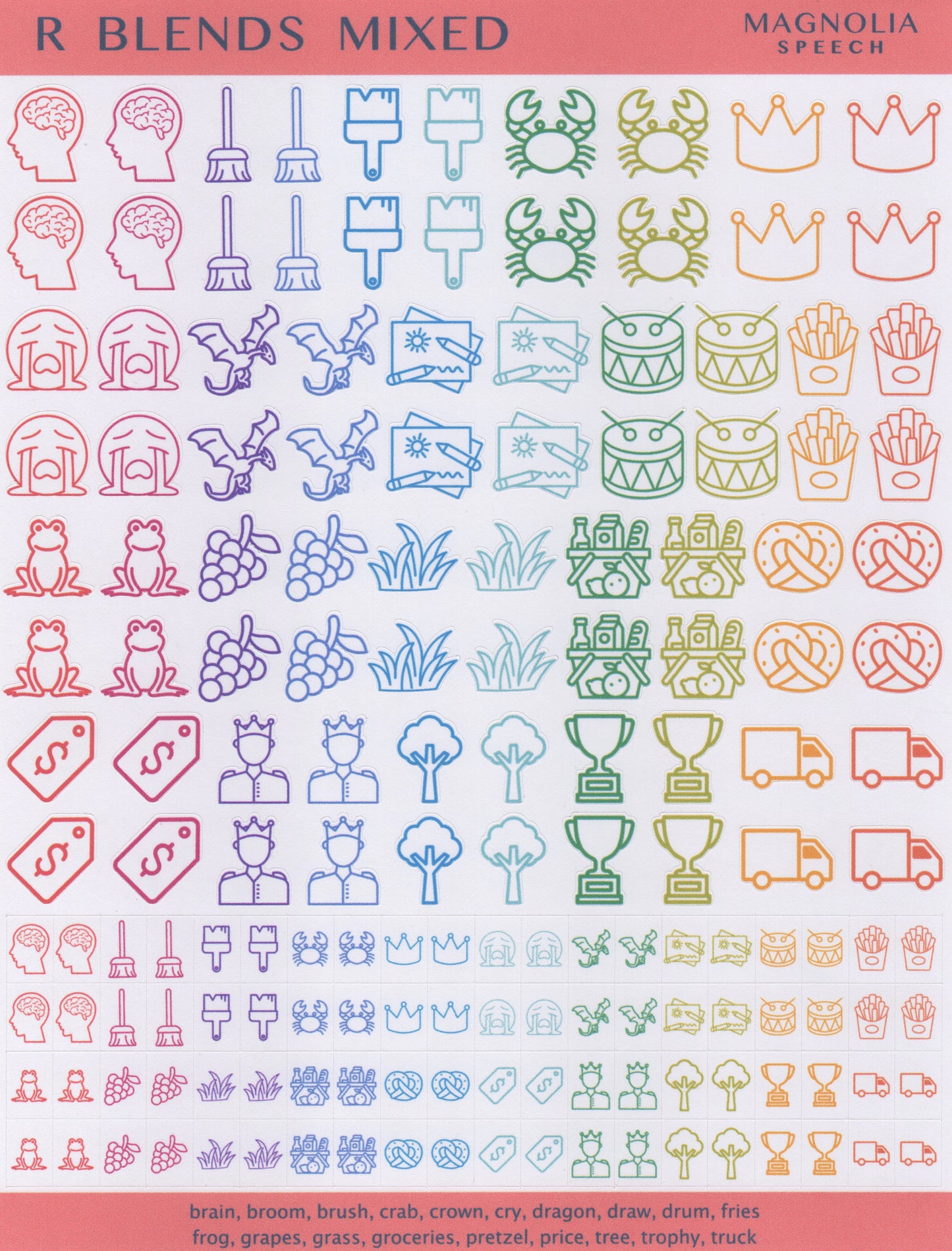 R Blends Mixed Bundle: All Sticker Sheets