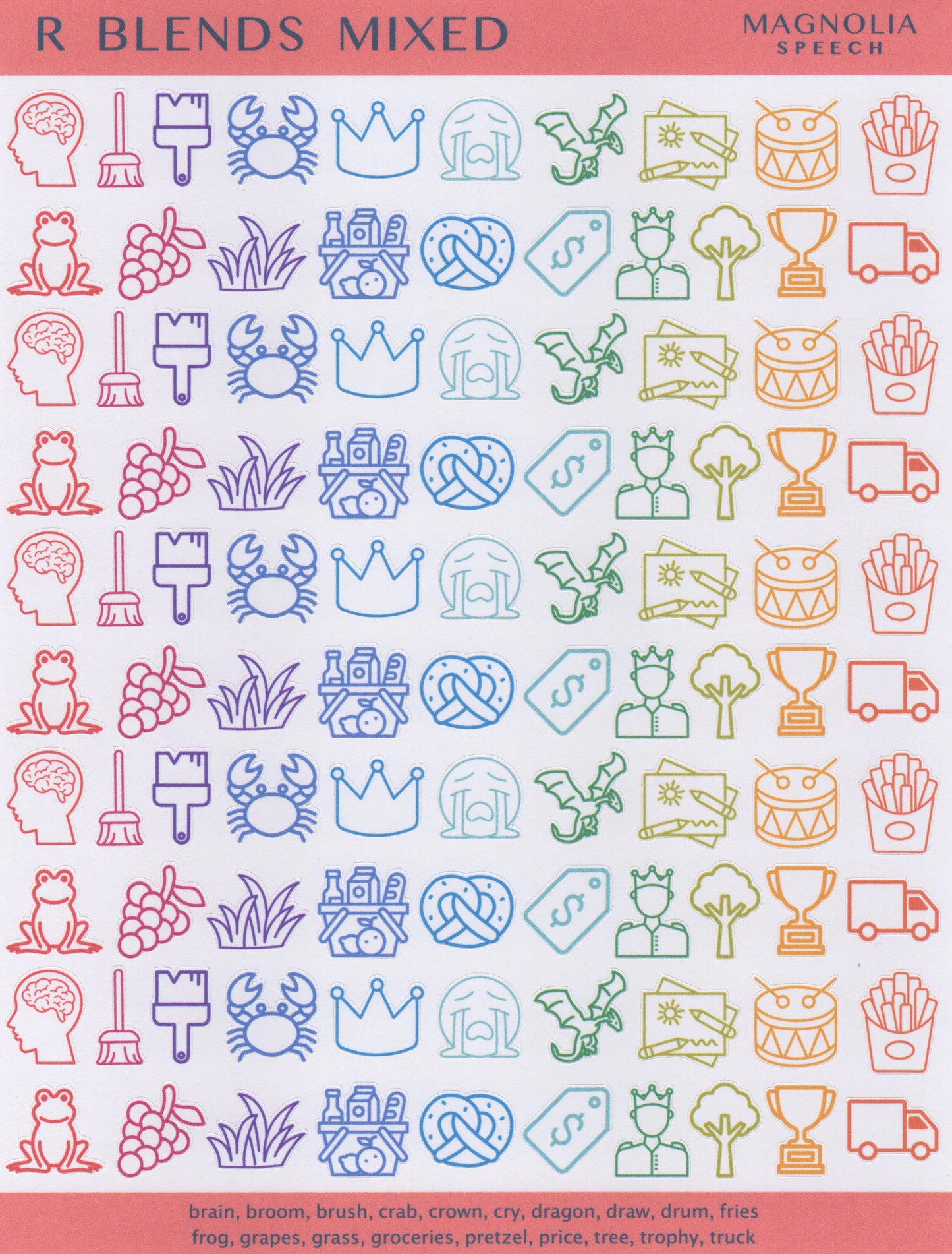 R Blends Mixed Bundle: All Sticker Sheets