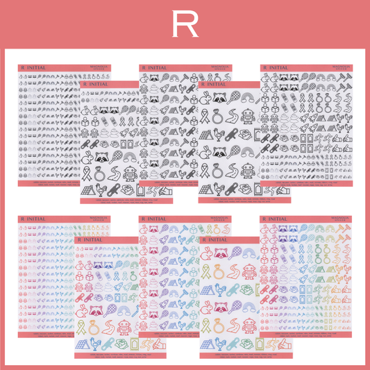 R Initial Bundle: All Sticker Sheets