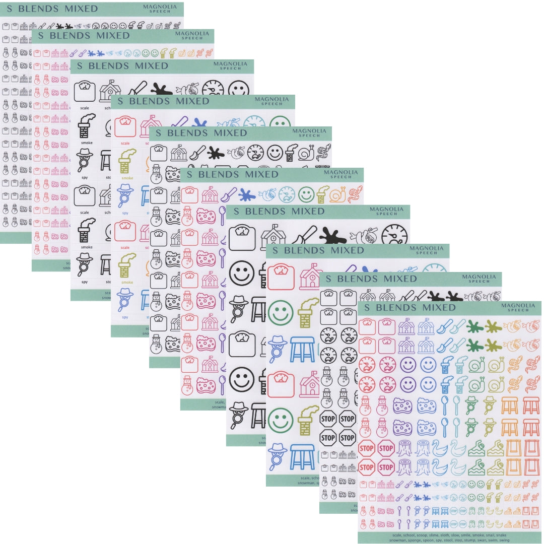 S Blends Mixed Bundle: All Sticker Sheets