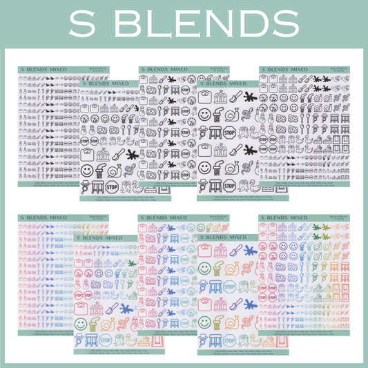 S Blends Mixed Bundle: All Sticker Sheets