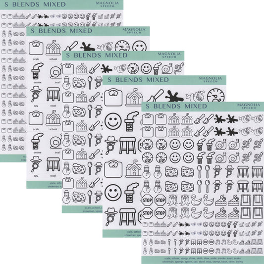 S Blends Mixed Bundle: Black & White