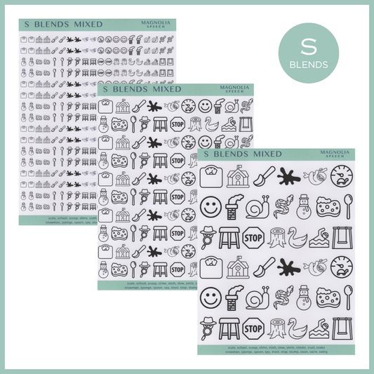 S Blends Mixed Bundle: Black & White