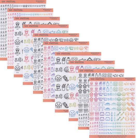 SH Initial Bundle: All Sticker Sheets