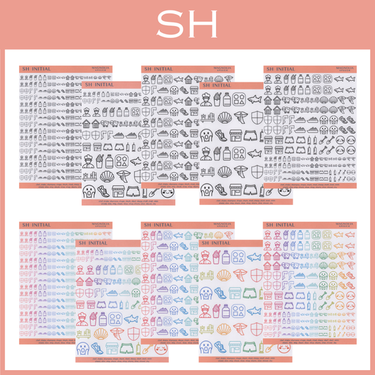 SH Initial Bundle: All Sticker Sheets
