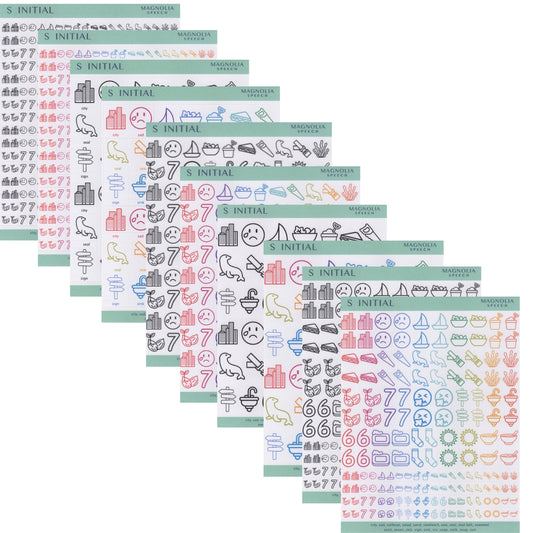 S Initial Bundle: All Sticker Sheets