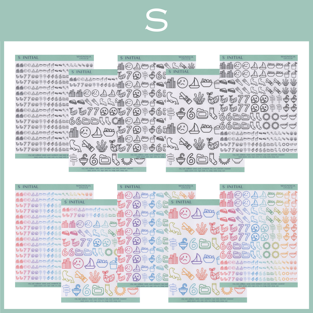 S Initial Bundle: All Sticker Sheets