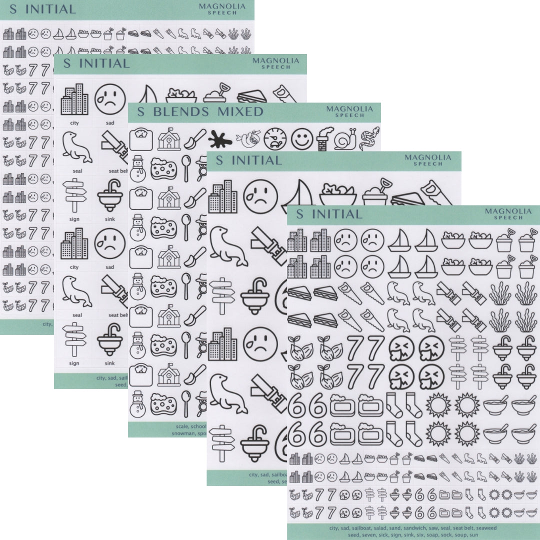 S Initial Bundle: Black & White