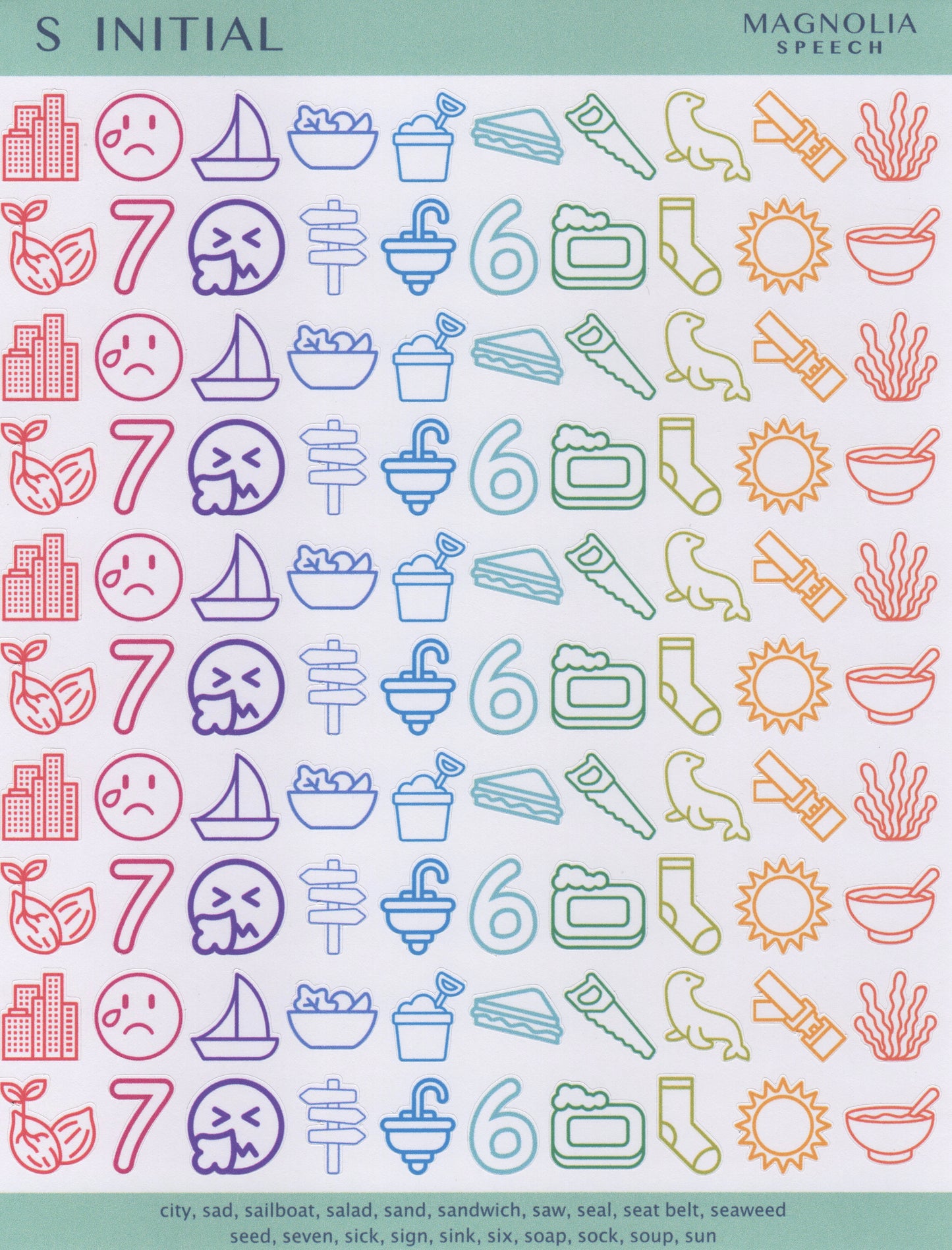 S Initial Bundle: All Sticker Sheets