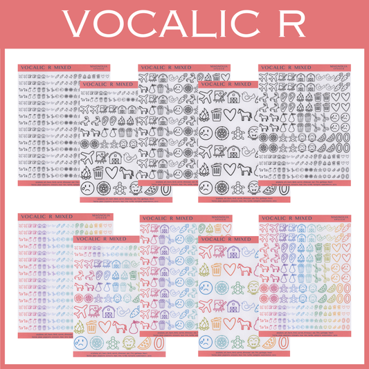 R Vocalic Mixed Bundle: All Sticker Sheets