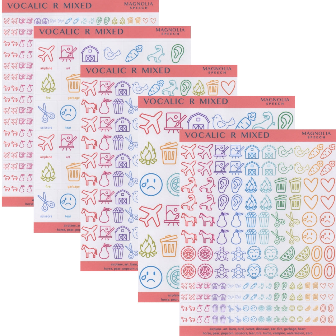 Vocalic R Mixed Bundle: Rainbow