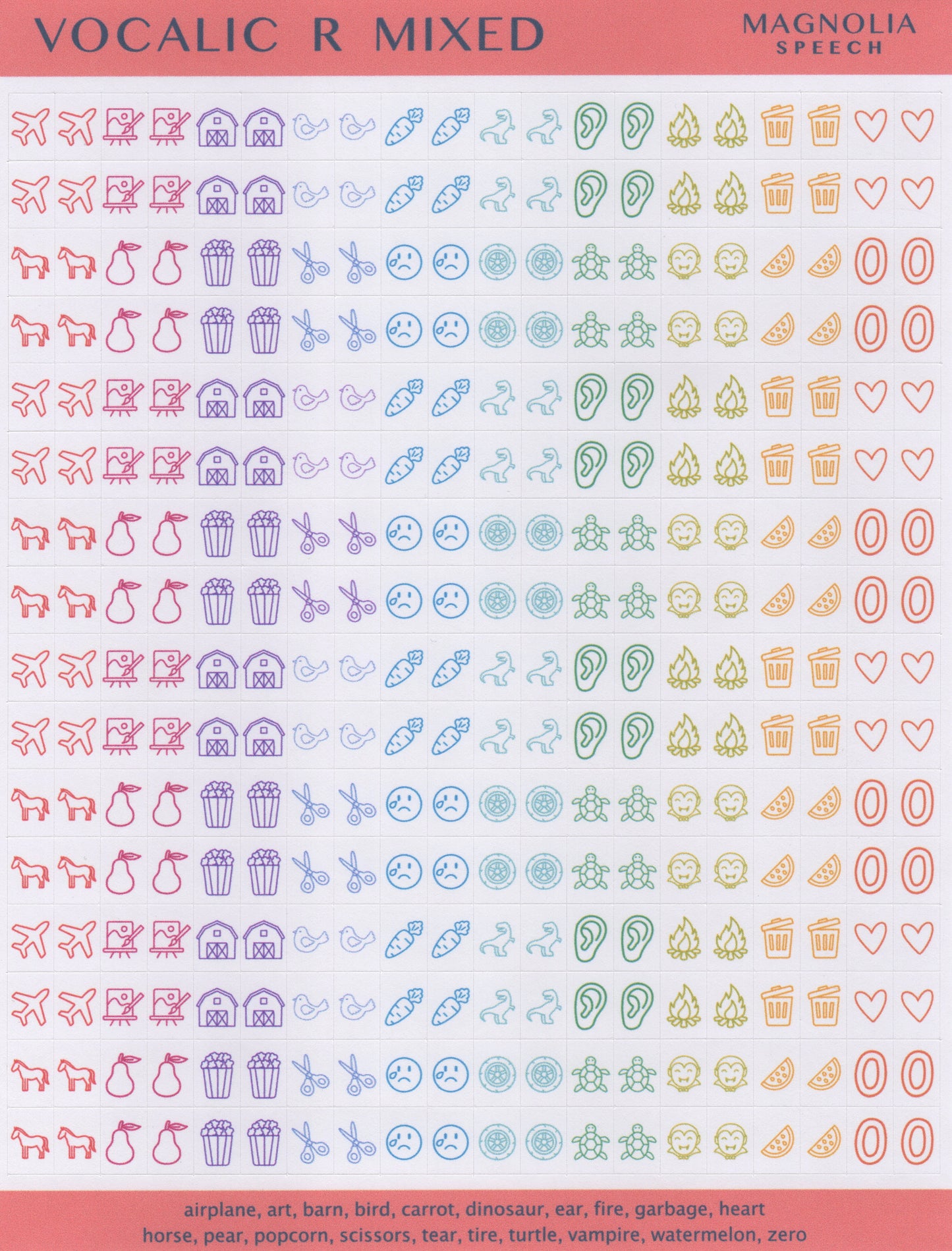 Vocalic R Mixed Bundle: All Sticker Sheets